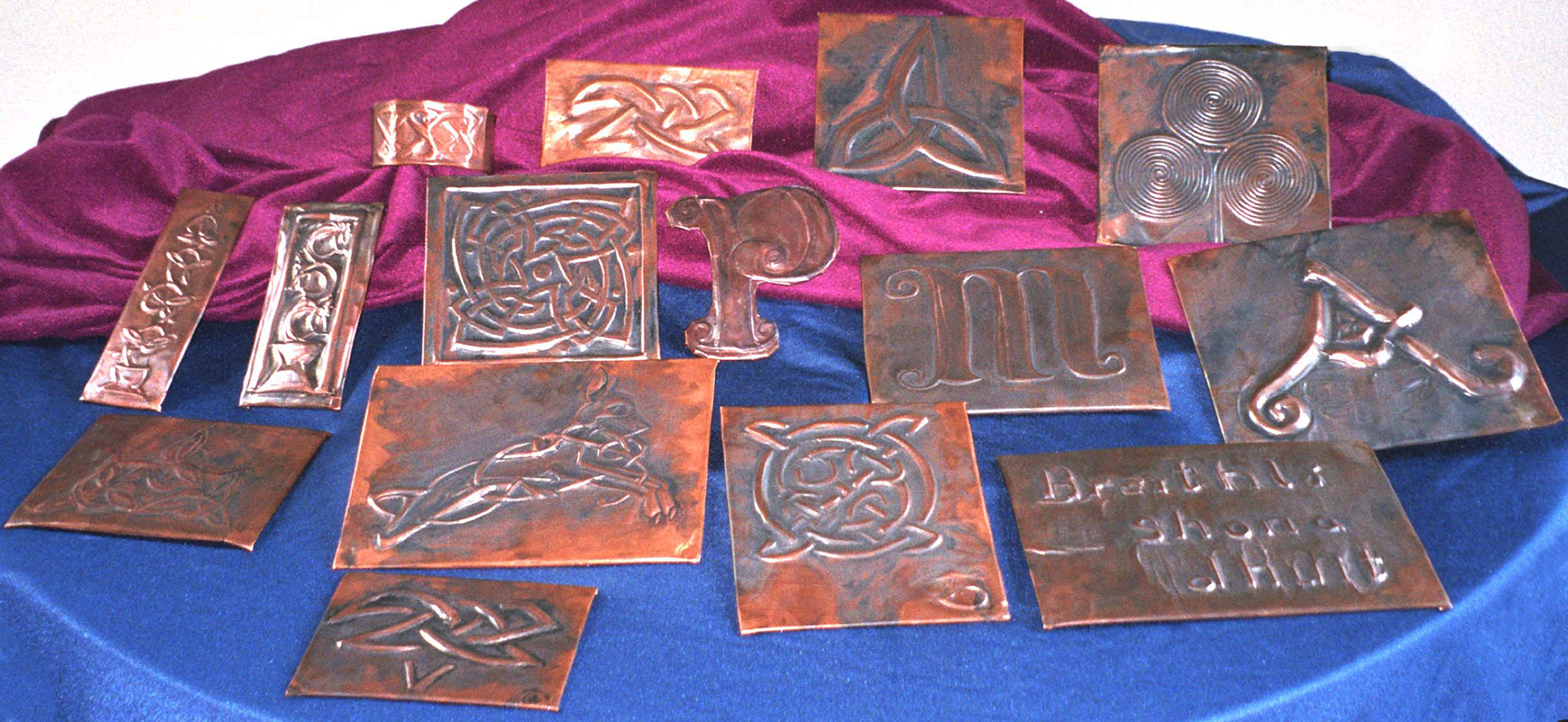 Patrick Gallagher Celtic Art Metal Workshop Examples