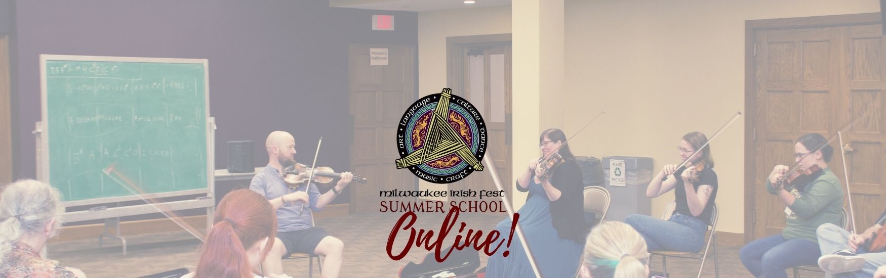 Milwaukee Irish Fest Summer School Online, August 14 - 19, 2021